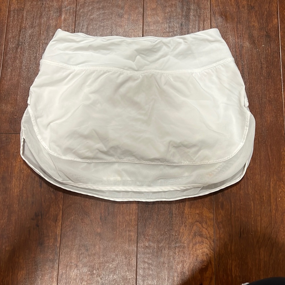 Lululemon white skirt!